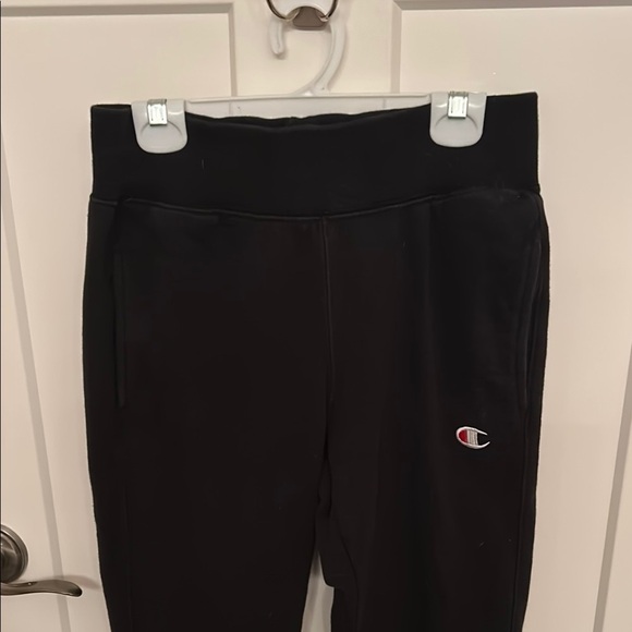 Champion Black Track Pants with Tapered Design - Picture 2 of 7